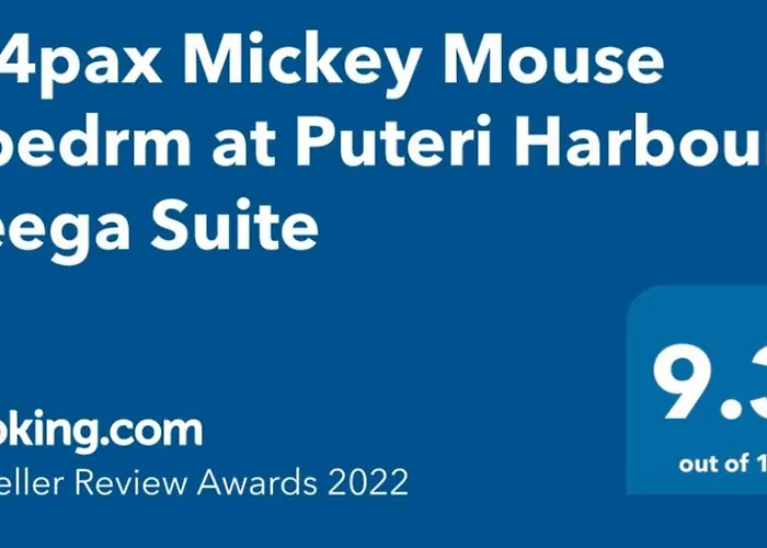 1-4Pax Mickey Mouse 1Bedrm At Puteri Harbour, Teega Suite, Legoland, Lego, Iskandar