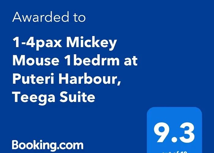 1-4Pax Mickey Mouse 1Bedrm At Puteri Harbour, Teega Suite, Legoland, Lego, Iskandar