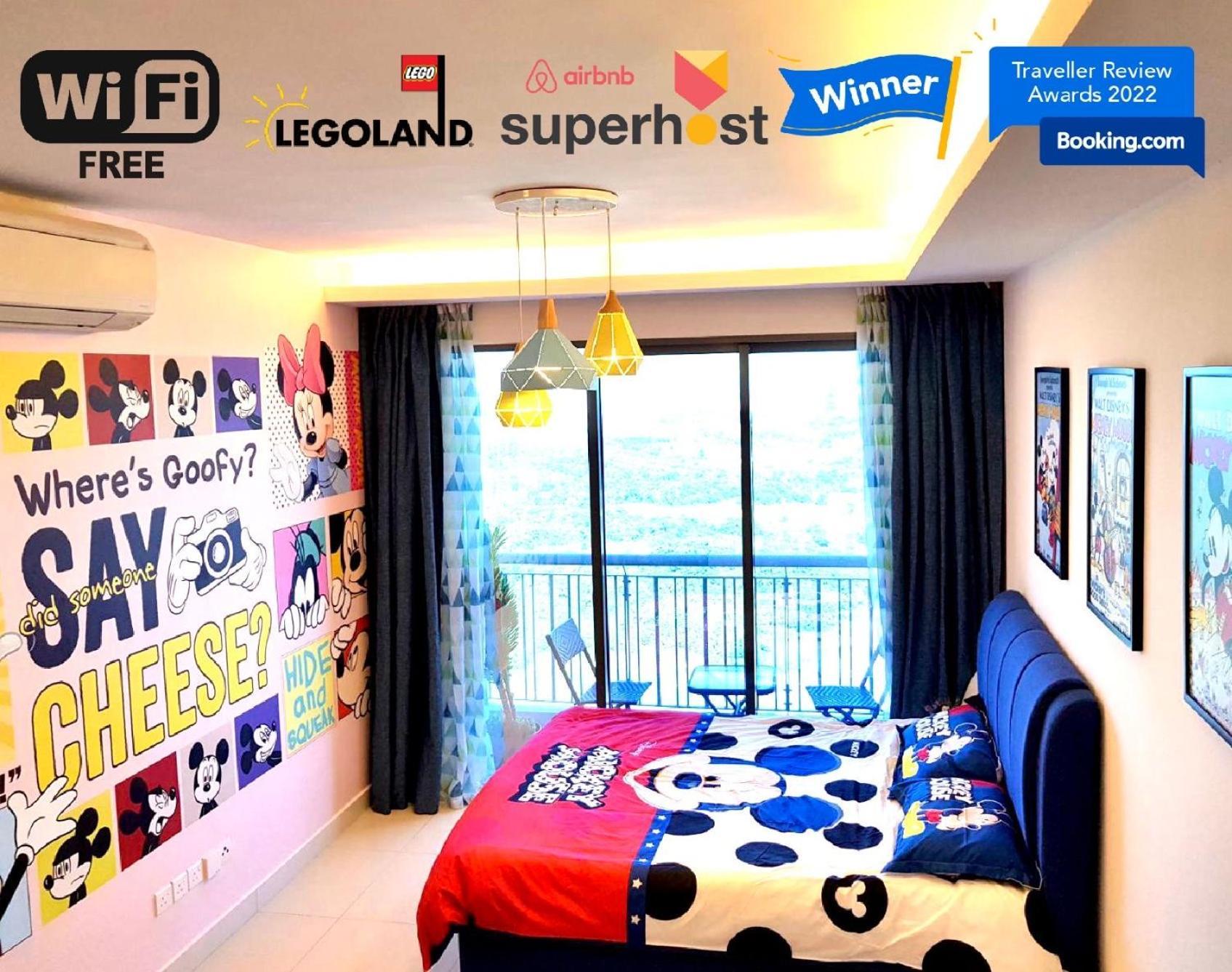 1-4pax Mickey Mouse 1bedrm At Puteri Harbour, Teega Suite, Legoland, Lego, Iskandar * Nusajaya (Iskandar Puteri)